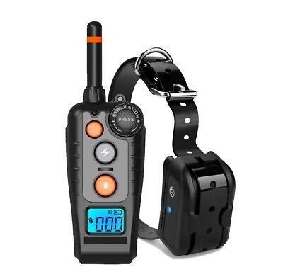 #ad Dog training collar anti bark dog shock waterproof collar with remote receiver $23.79