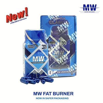 #ad MW DIETARY SUPPLEMENT MW FAT BURNER NEW PRESENTATION 2024 30 CAPS $43.90