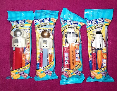 #ad 🚀PEZ Space Mission 2024 Set 4 Silver Gold Astronaut Mars Rover Space Shuttle🪐 $16.90