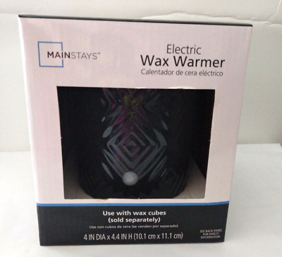 #ad Wax Warmer MAINSTAYS Electric Dark Gray plugs in to outlet New in Box $12.75