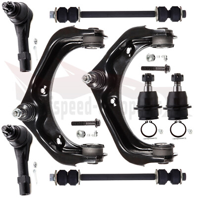 #ad 8x Upper Control Arm Tie Rods Ball Joints for 2007 2010 Ford Explorer Sport Trac $75.91