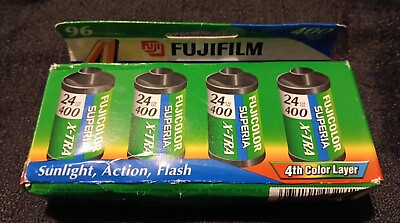 #ad #ad Fujifilm 400 96 Exp Film 4 Pack Camera Rolls EXP 11 2003 $19.99