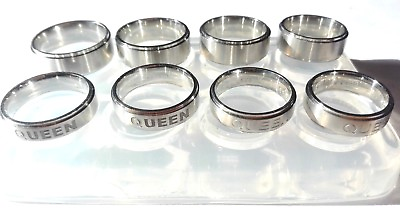 #ad Clear silicone unisex KING QUEEN rings mold .Free USA shipping O 32 $35.00
