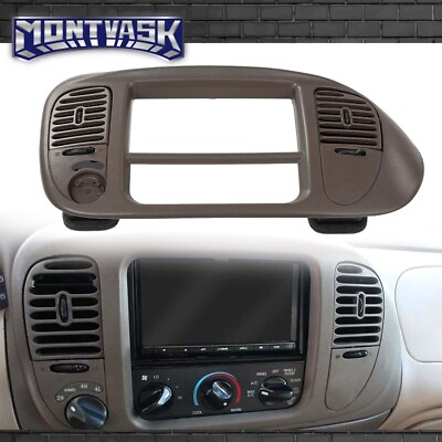 #ad Fit For 1997 03 Ford F150 Expedition Center Dash Radio A C Vent Air Bezel Brown $28.49