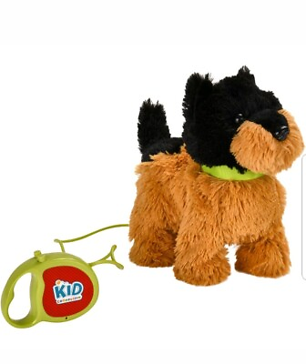 #ad ADORABLE SOFT YORKIE DOG WALKS AND BARKS SOUND amp; REMOTE CONTROL LEASH 9quot; PLUSH $29.95