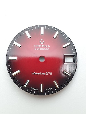 #ad Certina Waterking 275 Red Dial Parts $250.00