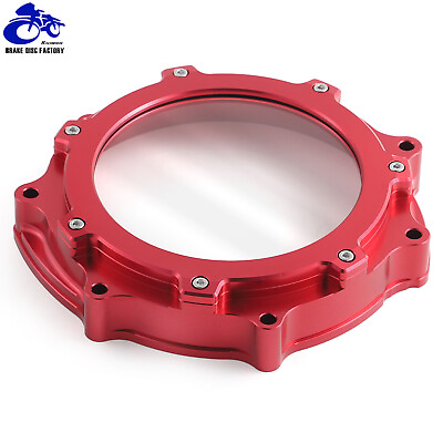 #ad Clear Clutch Cover For Yamaha YFZ450 YFZ450R YFZ 450R 2006 2023 Red CNC Aluminum $105.99