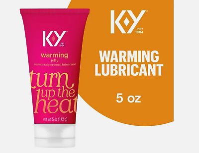 #ad K Y Warming Jelly Sensorial Personal Lubricant Turn up the Heat 5oz NEW $13.99