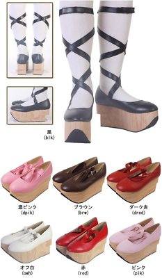 #ad Womens Platform High Heel Pumps Cross straps Lolita Cosplay Harajuku Shoes Clogs AU $193.66