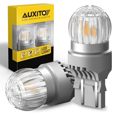 #ad 992 7440 7441 Amber 7443 Turn Signal Light Bulbs Combo Kit 2400LM CANbus AUXITO $17.09