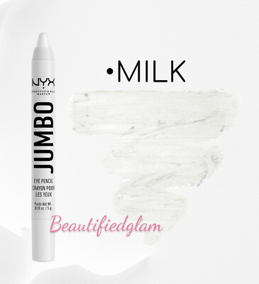 #ad NYX PROFESSIONAL MAKEUP Jumbo Eye Pencil Eyeshadow amp; Eyeliner in Milk SEALED $8.99