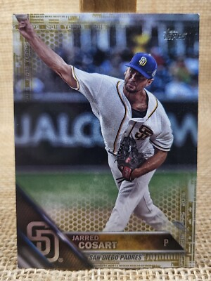 #ad 2016 Topps Update Jarred Cosart Gold 2016 Baseball Card US207 Padres A8 $2.25