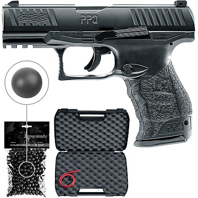 #ad Umarex T4E Walther PPQ M2 .43 Cal Paintball Pistol with Pack of 50 Rubber Balls $189.95