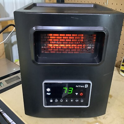#ad 1500W NTec Quartz Infrared Electric Space Heater Digital Warmer Works NO REMOTE $49.99