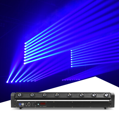 #ad 8 Eyes Stage Moving Head Beam Light Bar RGBW DMX DJ Disco Party Club Lighting $219.29