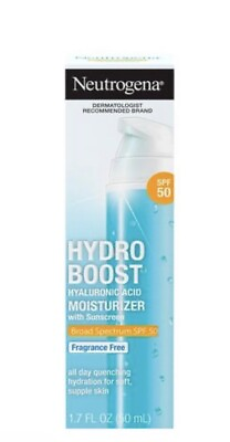 #ad Neutrogena Hydro Boost Face Moisturizer Broad Spectrum With SPF 50 1.7 Oz $15.00