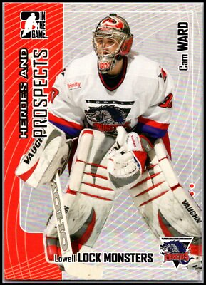 #ad 2005 06 ITG In The Game Heroes and Prospects #41 Cam Ward FREE SHIPPING $1.59
