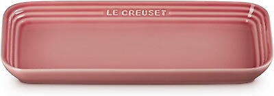 #ad Le Creuset Rectangular Plate 25cm Rose quartz Heat and Cold Resistant $64.37