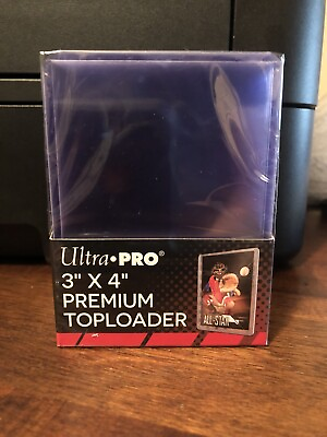 #ad Ultra Pro 3X4 PREMIUM Toploaders 35pt 1 Pack of 25 for Standard Sized Cards $6.74