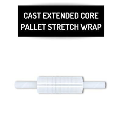 #ad 30quot; x 1000#x27; 1 Roll 80 Gauge Cast Extended Core Pallet Cling Stretch Wrap Clear $32.64