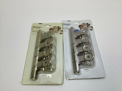 #ad Steel Spring Clips 2quot; 4 PK LOT of 2 Packs $7.95