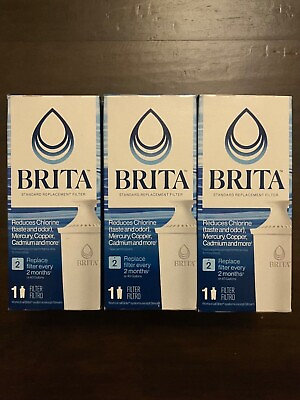 #ad BRITA Standard Replacement Filters 3 Filters BRAND NEW $39.99