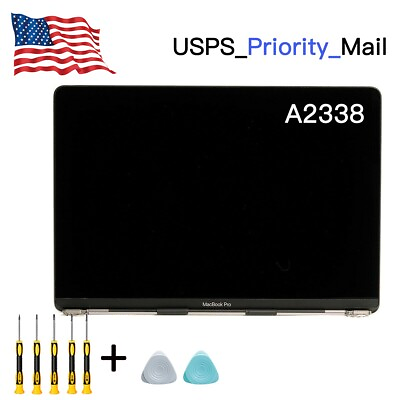 #ad NEW Space Gray For MacBook Pro A2338 M1 LCD Screen Display Assembly Replacemet $188.63