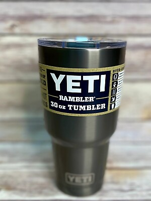 #ad Yeti Rambler 30oz Stainless Steel Tumbler Graphite $25.00