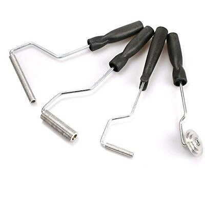 #ad 4x Kit de herramientas de rodillo de fibra de vidrio Rodillo laminador de resina $28.65