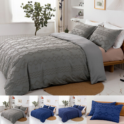 #ad 3Pcs Duvet Cover Set 1800 Series Hotel Quality Ultra Soft Covers for Comforter $25.89