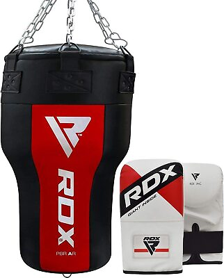 #ad RDX Filled Punching Bag with Gloves MMA Kickboxing Uppercut Heavy Bag Unisex $114.99