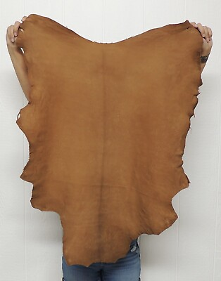 #ad #ad SADDLE BUCKSKIN Leather Hide for Native Crafts Taxidermy SCA LARP Skin Pelt $31.75