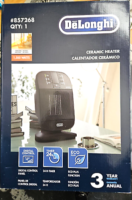 #ad DeLonghi Up to 1500 Watt Ceramic Compact Personal Indoor Electric Space Heater $59.63