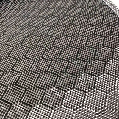 1PC 3K 240gsm Black Carbon Fiber Fabric Hexagonal Jacquard Weave 150*50cm $36.79