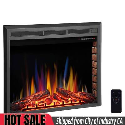#ad 36quot; Electric Fireplace Insert Recessed Electric Stove Heater from CA 91745 $270.99