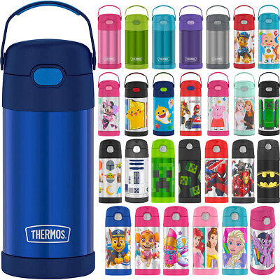 #ad Thermos 12 oz. Kid#x27;s Funtainer Vacuum Insulated Stainless Steel Water Bottle $18.99