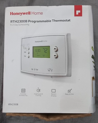 #ad Honeywell Home RTH2300B 5 2 Day Programmable 2.50 L x 6.38 W x 7.94 H White $11.99
