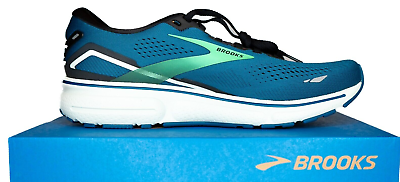 #ad Brooks Ghost 15 Men#x27;s Running New Shoes Blue Black BKS1103931D462 $80.99