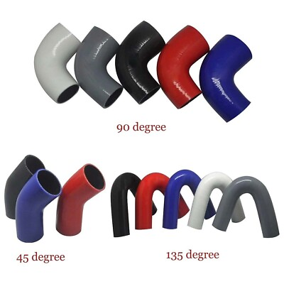 #ad 45 amp; 135 amp; 90 Degree Elbow Coupler Silicone Joiner Boost Intercooler Turbo Hose $15.90