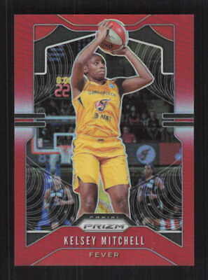 #ad Kelsey Mitchell 2020 Panini Prizm WNBA 275 Red Indiana Fever #87 $2.49