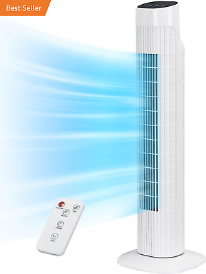 #ad 31quot; Electric Tower Fan That Blow Cold Air Quiet Cooling Fan with Oscillation 7. $79.22