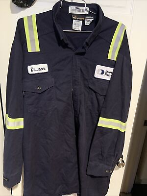 #ad Workrite FR Navy blue 3XL LJ 50LJ Reflective Long Sleeve Shirt CAT2 $19.95