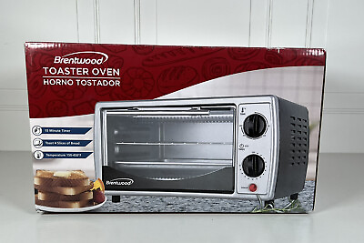 #ad Brentwood TS 345B Toaster Oven NIB $30.00
