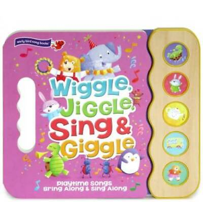 #ad Wiggle Jiggle Sing amp; Giggle: Children#x27;s Sound Book 5 Button Sound GOOD $3.66