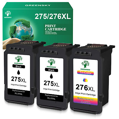 #ad PG 275XL CL 276XL Ink Cartridge for Canon PIXMA TS3500 TS3520 TR4700 TR4722 lot $16.95