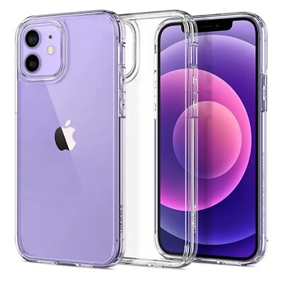 #ad For iPhone 14 13 12 11 Pro Max Mini Soft Silicone Clear Cover Shockproof Case $2.99