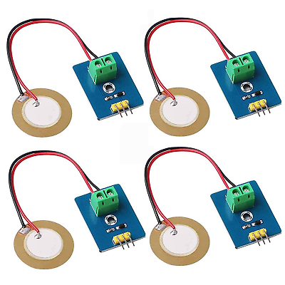 #ad 4Pcs Analog Ceramic Piezo Vibration Sensor Module 3.3V 5V for Arduino DIY Kit $16.24