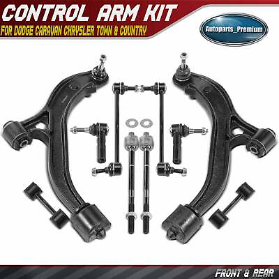 #ad 10x Control Arm Ball Joint Sway Bar Link Tie Rod End for Dodge Caravan Chrysler $108.99