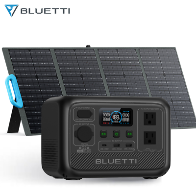#ad BLUETTI AC2A Portable Power Station 300W Solar Generator w Solar Panel Optional $179.00