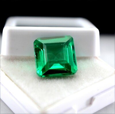 #ad 11.40 Ct Certified Unheated Untreated Natural Emerald VVS A Loose Gemstone E1934 $16.49